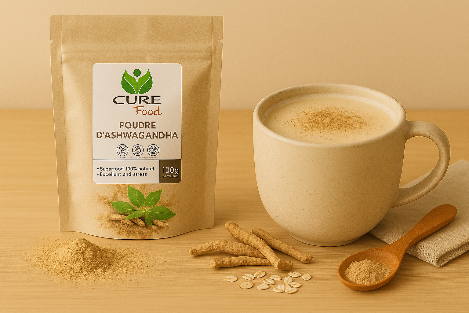 Poudre d'Ashwagandha